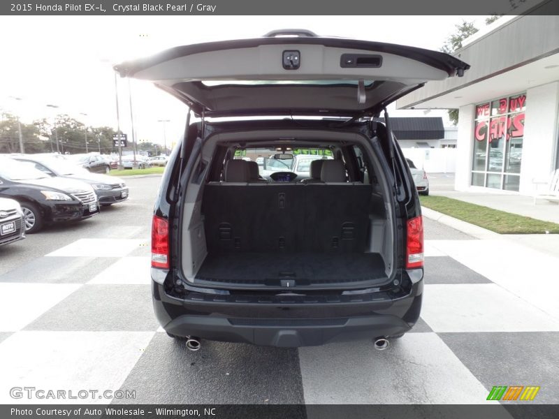 Crystal Black Pearl / Gray 2015 Honda Pilot EX-L