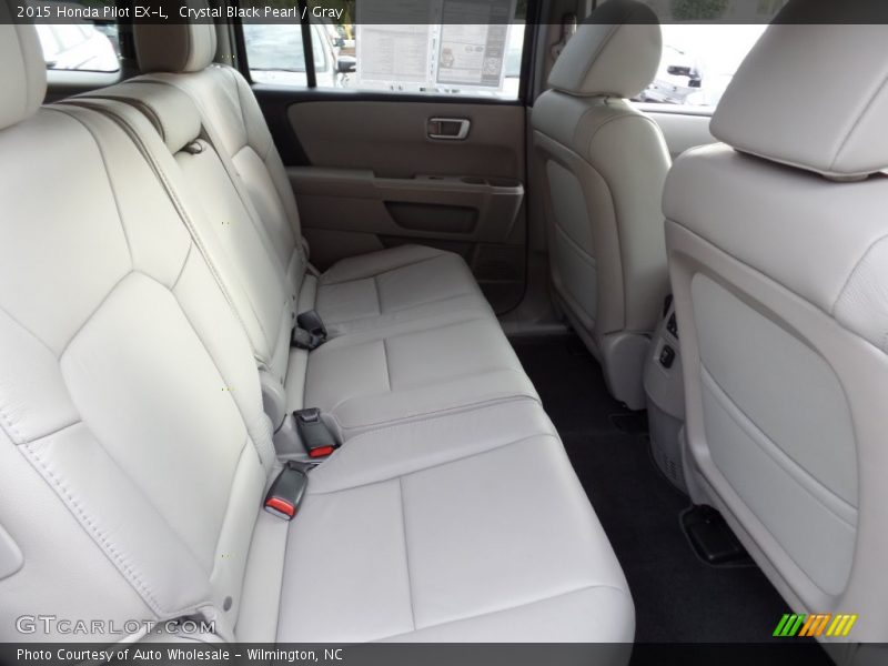 Crystal Black Pearl / Gray 2015 Honda Pilot EX-L