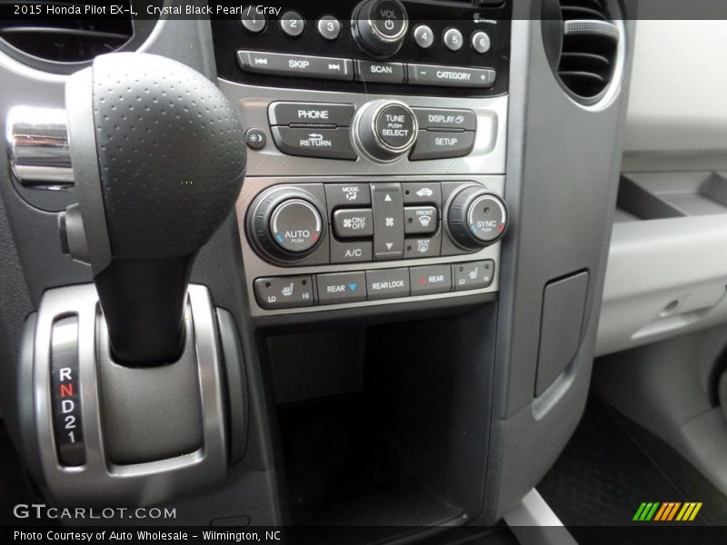 Crystal Black Pearl / Gray 2015 Honda Pilot EX-L