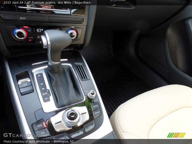 Ibis White / Beige/Black 2015 Audi A4 2.0T Premium quattro