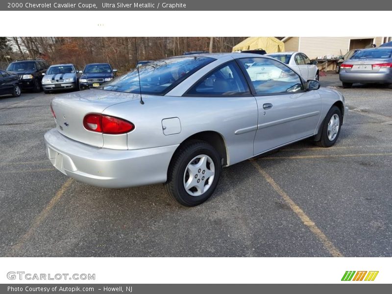 Ultra Silver Metallic / Graphite 2000 Chevrolet Cavalier Coupe