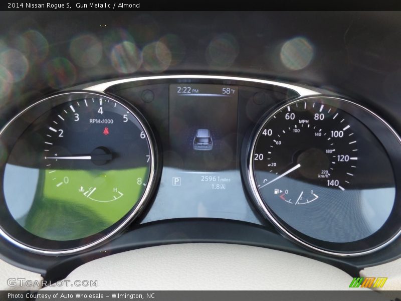 Gun Metallic / Almond 2014 Nissan Rogue S