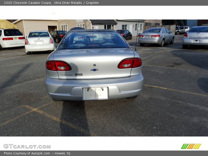 Ultra Silver Metallic / Graphite 2000 Chevrolet Cavalier Coupe