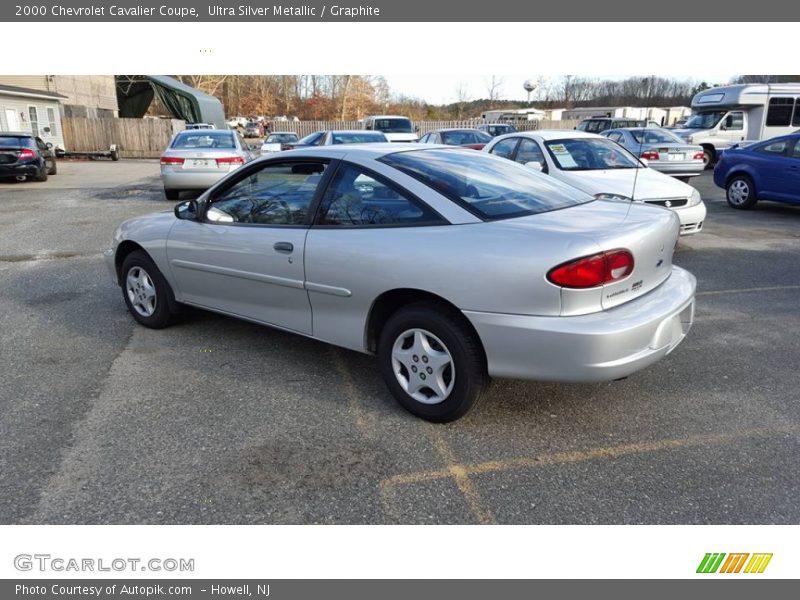 Ultra Silver Metallic / Graphite 2000 Chevrolet Cavalier Coupe