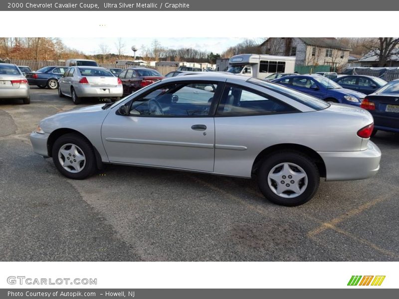 Ultra Silver Metallic / Graphite 2000 Chevrolet Cavalier Coupe