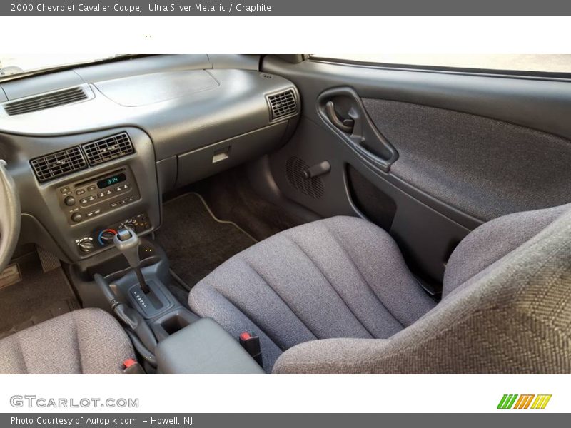 Ultra Silver Metallic / Graphite 2000 Chevrolet Cavalier Coupe