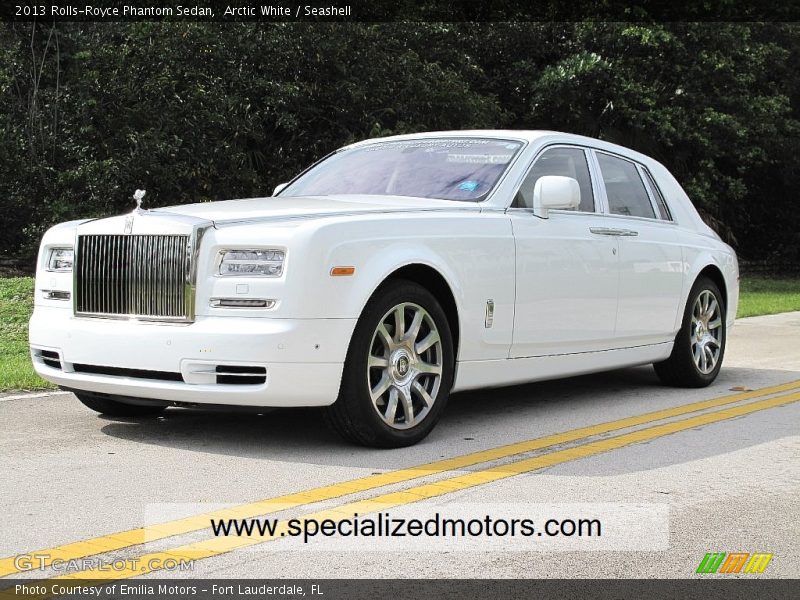 Arctic White / Seashell 2013 Rolls-Royce Phantom Sedan