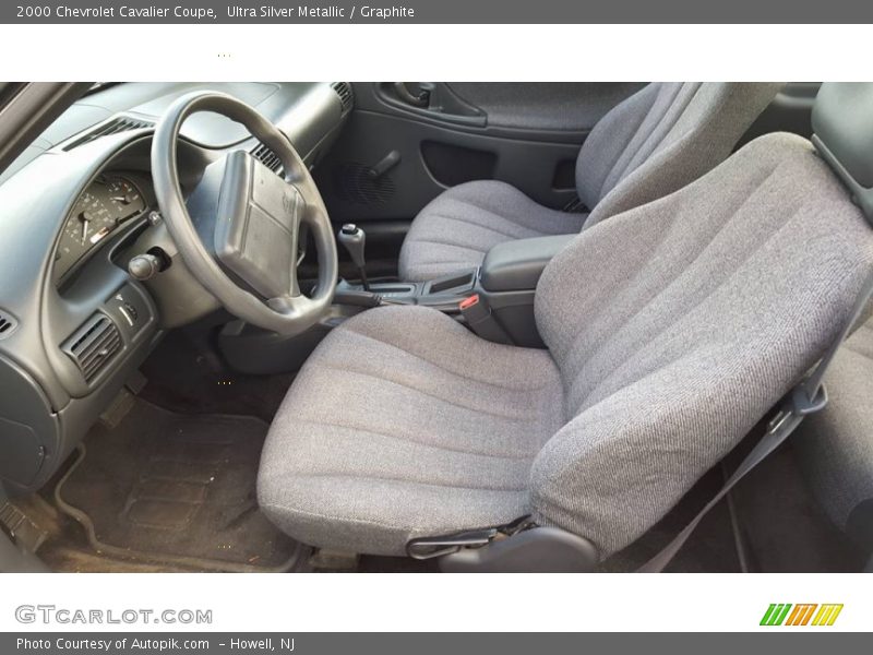 Ultra Silver Metallic / Graphite 2000 Chevrolet Cavalier Coupe
