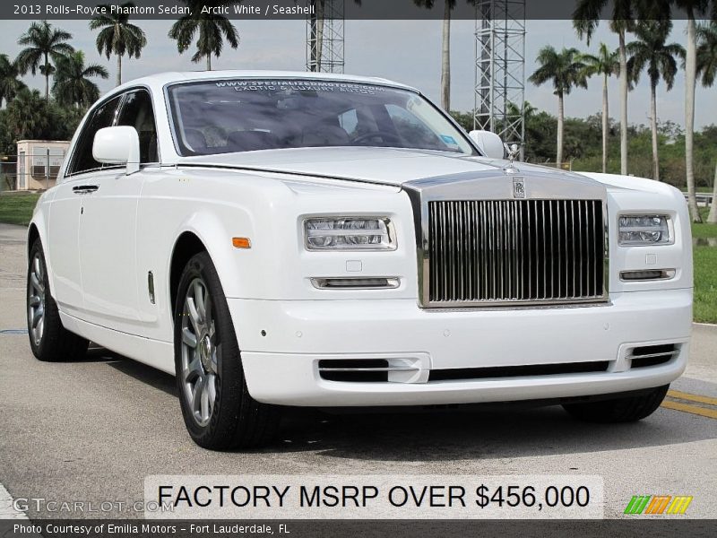 Arctic White / Seashell 2013 Rolls-Royce Phantom Sedan
