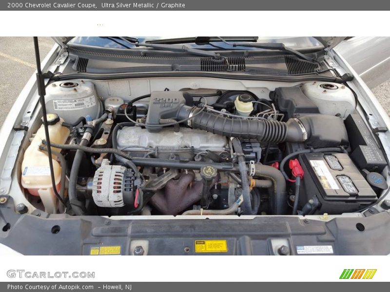 Ultra Silver Metallic / Graphite 2000 Chevrolet Cavalier Coupe