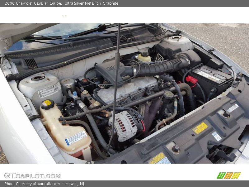 Ultra Silver Metallic / Graphite 2000 Chevrolet Cavalier Coupe