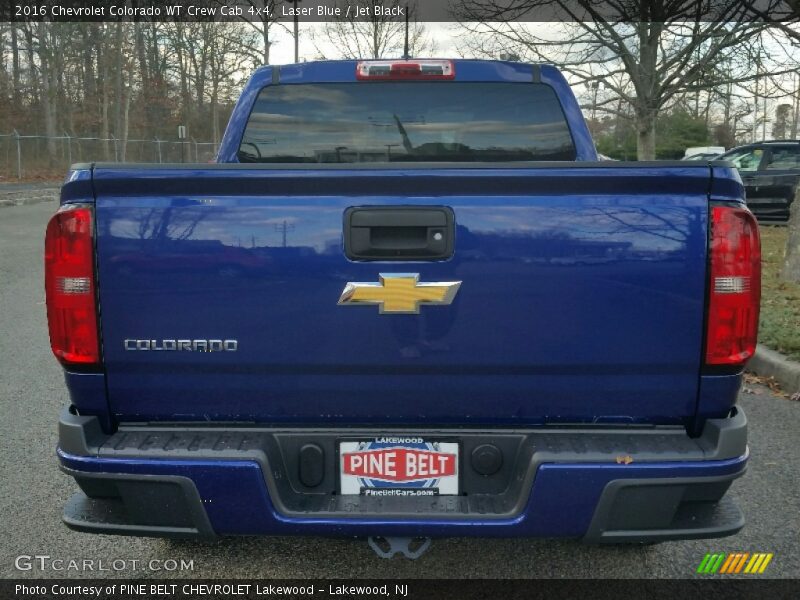 Laser Blue / Jet Black 2016 Chevrolet Colorado WT Crew Cab 4x4