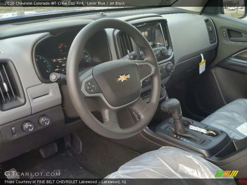 Laser Blue / Jet Black 2016 Chevrolet Colorado WT Crew Cab 4x4