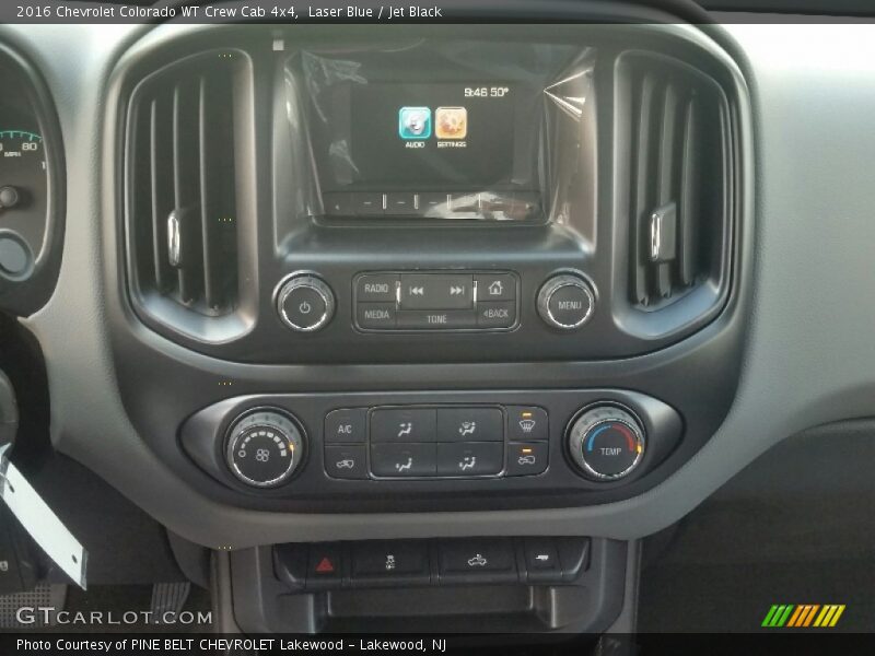 Laser Blue / Jet Black 2016 Chevrolet Colorado WT Crew Cab 4x4