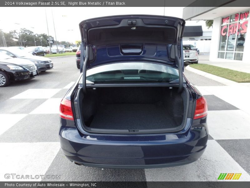 Night Blue Metallic / Titan Black 2014 Volkswagen Passat 2.5L SE