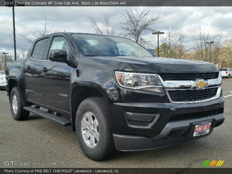 Black / Jet Black/Dark Ash 2016 Chevrolet Colorado WT Crew Cab 4x4