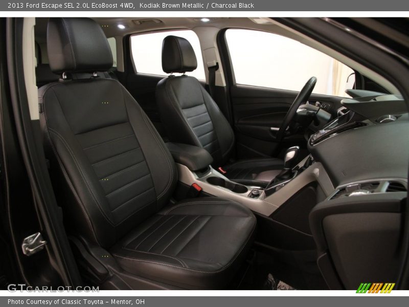 Kodiak Brown Metallic / Charcoal Black 2013 Ford Escape SEL 2.0L EcoBoost 4WD