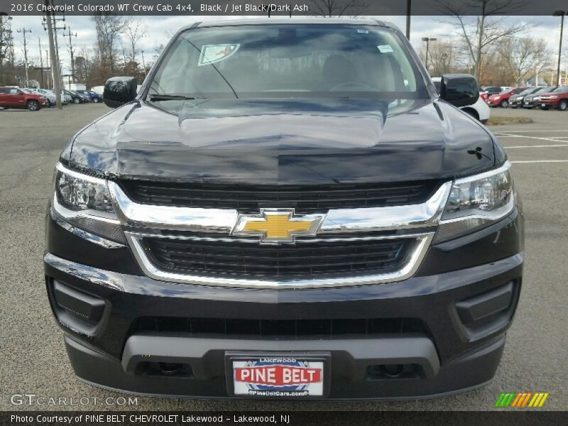 Black / Jet Black/Dark Ash 2016 Chevrolet Colorado WT Crew Cab 4x4