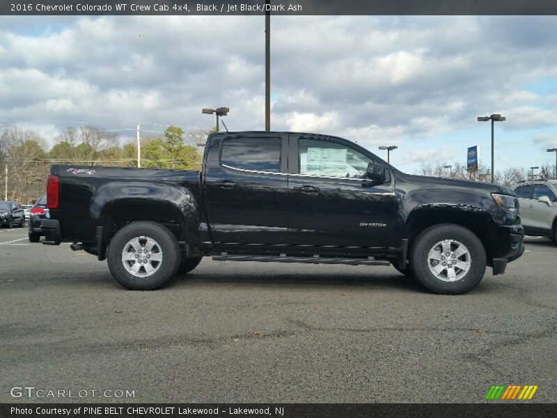 Black / Jet Black/Dark Ash 2016 Chevrolet Colorado WT Crew Cab 4x4
