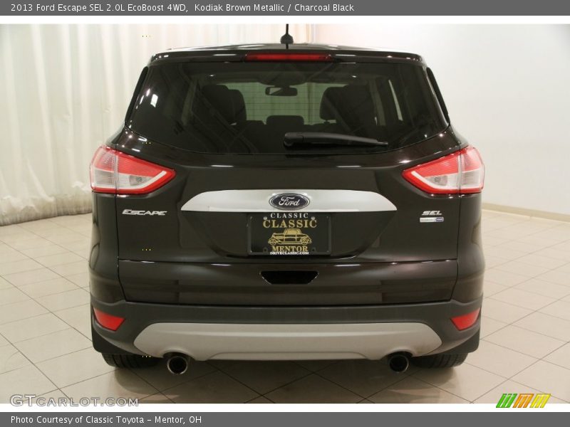 Kodiak Brown Metallic / Charcoal Black 2013 Ford Escape SEL 2.0L EcoBoost 4WD