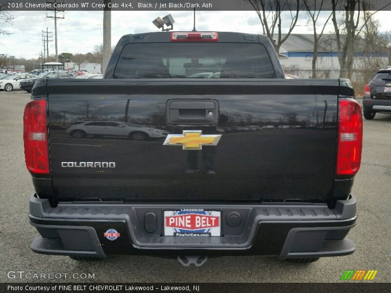 Black / Jet Black/Dark Ash 2016 Chevrolet Colorado WT Crew Cab 4x4
