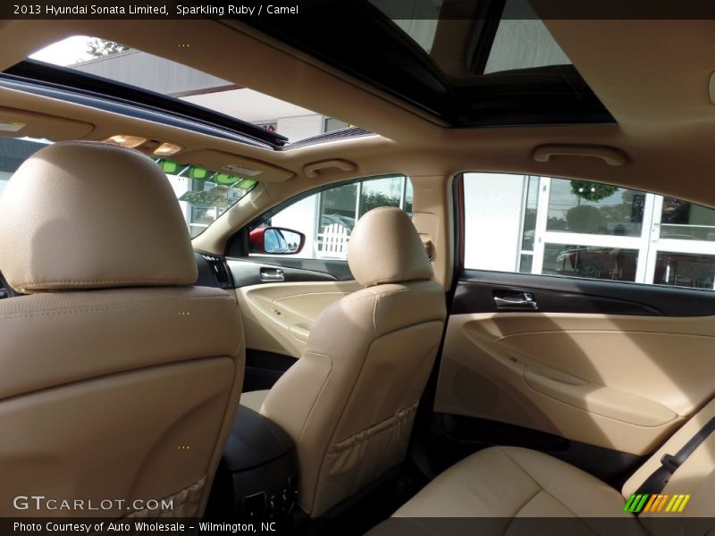 Sparkling Ruby / Camel 2013 Hyundai Sonata Limited