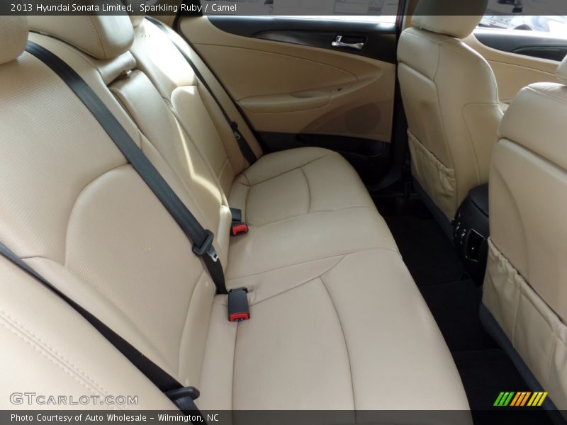 Sparkling Ruby / Camel 2013 Hyundai Sonata Limited