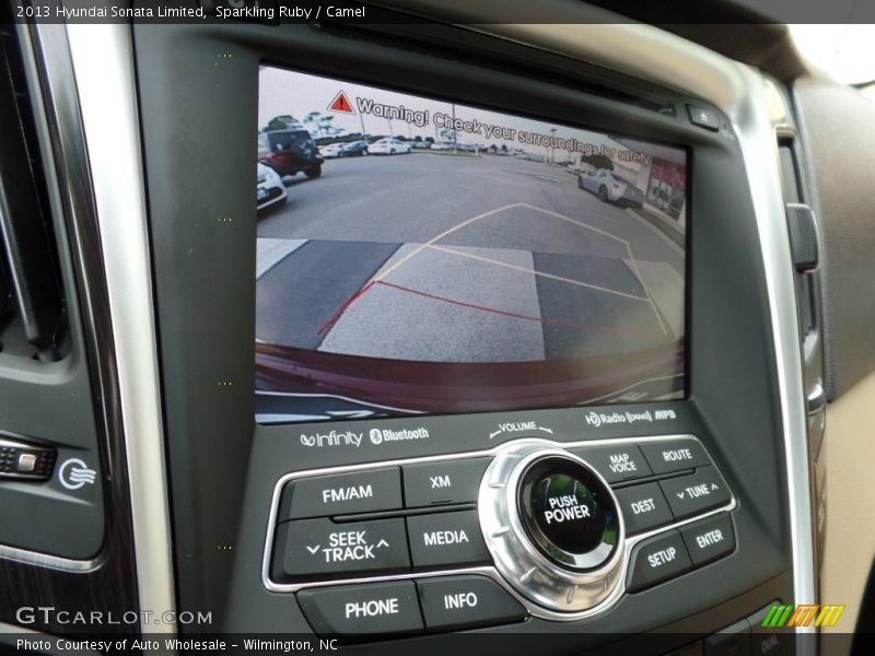 Sparkling Ruby / Camel 2013 Hyundai Sonata Limited