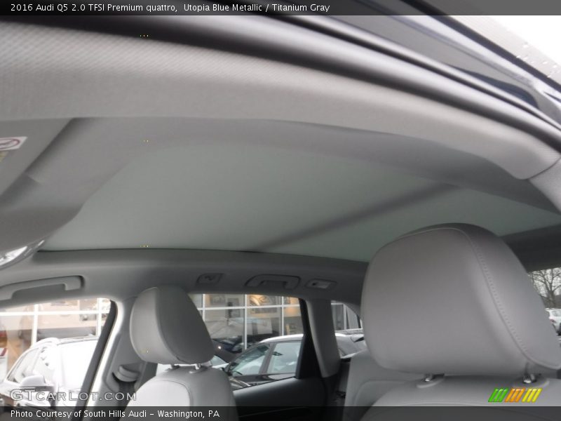 Utopia Blue Metallic / Titanium Gray 2016 Audi Q5 2.0 TFSI Premium quattro
