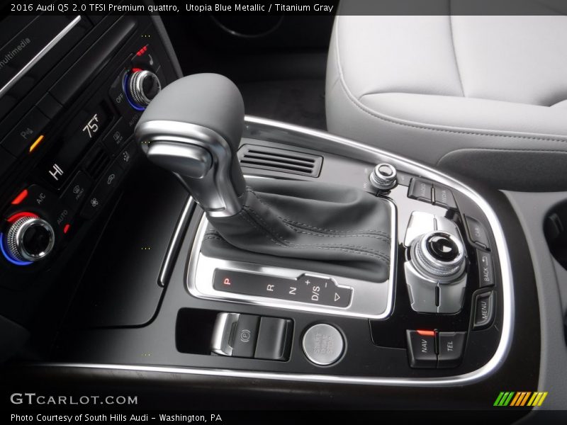 Utopia Blue Metallic / Titanium Gray 2016 Audi Q5 2.0 TFSI Premium quattro