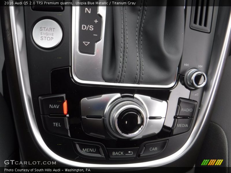 Utopia Blue Metallic / Titanium Gray 2016 Audi Q5 2.0 TFSI Premium quattro