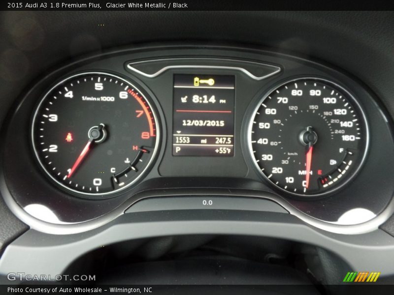 Glacier White Metallic / Black 2015 Audi A3 1.8 Premium Plus