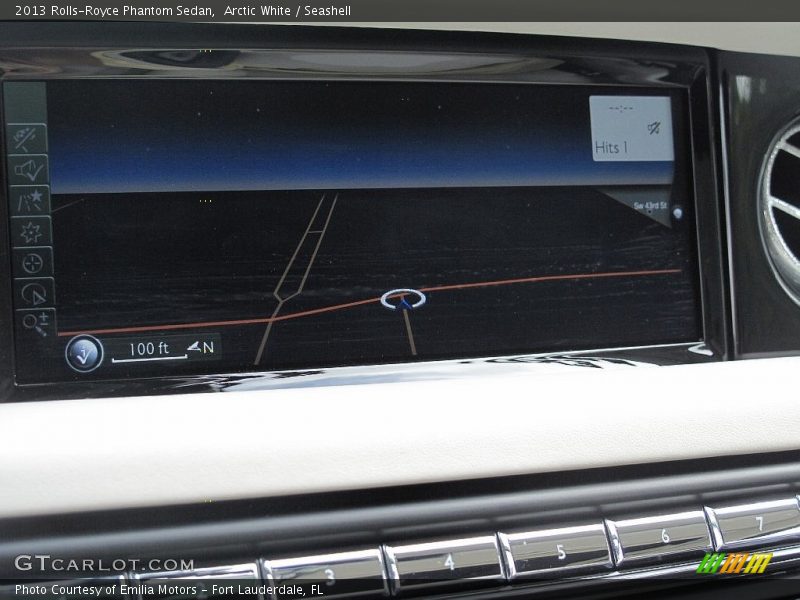 Navigation of 2013 Phantom Sedan