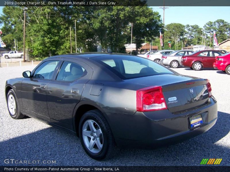 Dark Titanium Metallic / Dark Slate Gray 2009 Dodge Charger SE