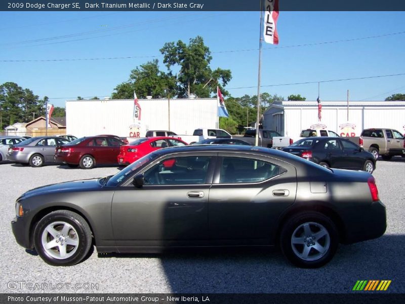 Dark Titanium Metallic / Dark Slate Gray 2009 Dodge Charger SE
