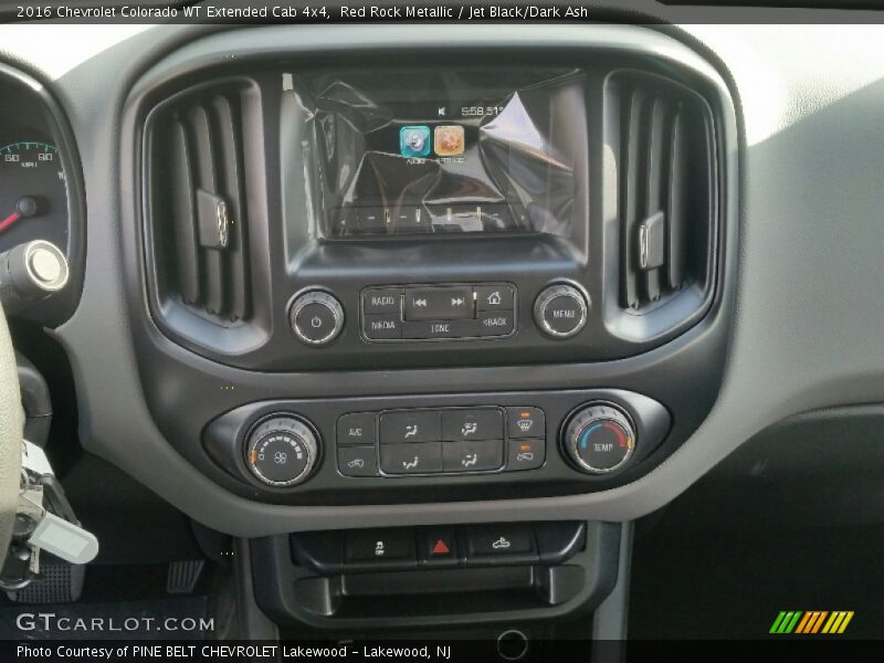 Red Rock Metallic / Jet Black/Dark Ash 2016 Chevrolet Colorado WT Extended Cab 4x4