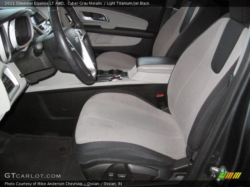 Cyber Gray Metallic / Light Titanium/Jet Black 2011 Chevrolet Equinox LT AWD