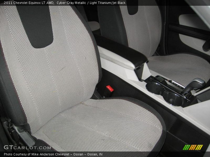 Cyber Gray Metallic / Light Titanium/Jet Black 2011 Chevrolet Equinox LT AWD
