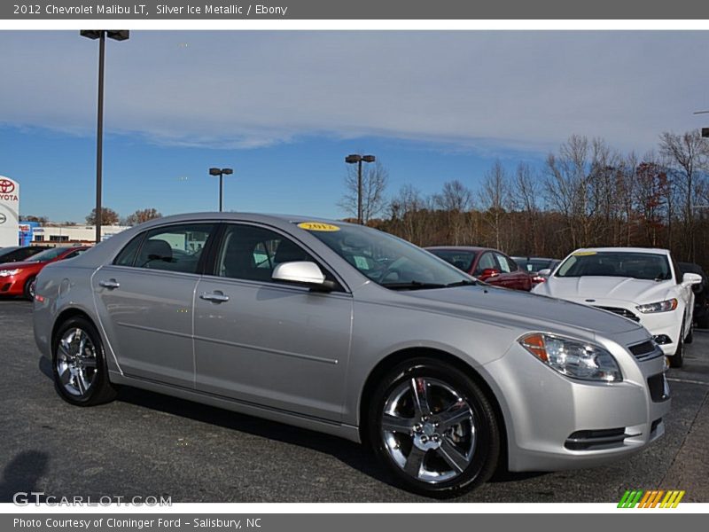 Silver Ice Metallic / Ebony 2012 Chevrolet Malibu LT