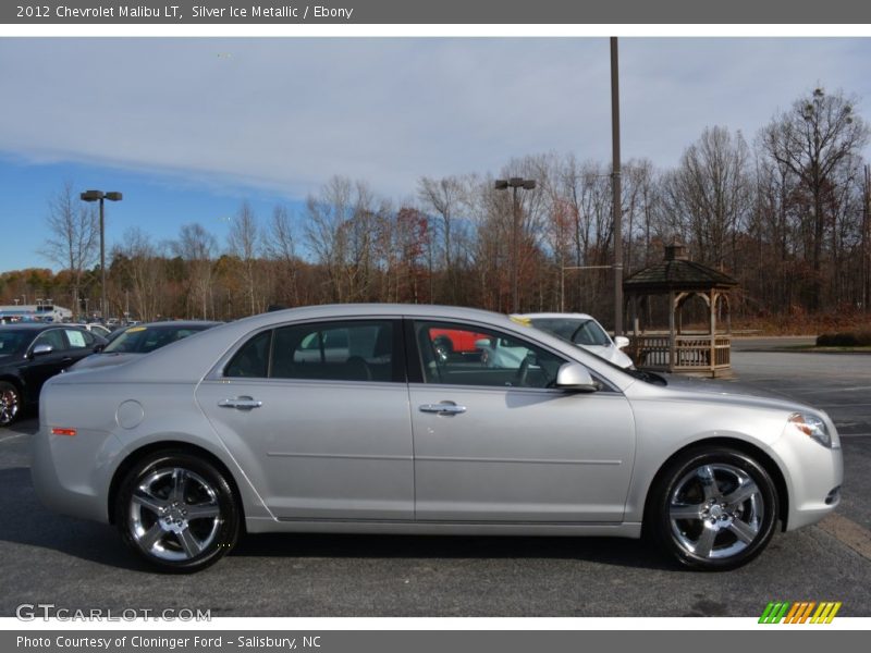 Silver Ice Metallic / Ebony 2012 Chevrolet Malibu LT