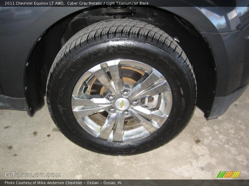 Cyber Gray Metallic / Light Titanium/Jet Black 2011 Chevrolet Equinox LT AWD