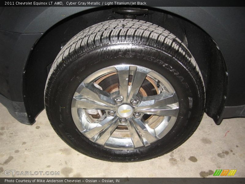 Cyber Gray Metallic / Light Titanium/Jet Black 2011 Chevrolet Equinox LT AWD