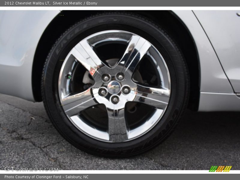 Silver Ice Metallic / Ebony 2012 Chevrolet Malibu LT