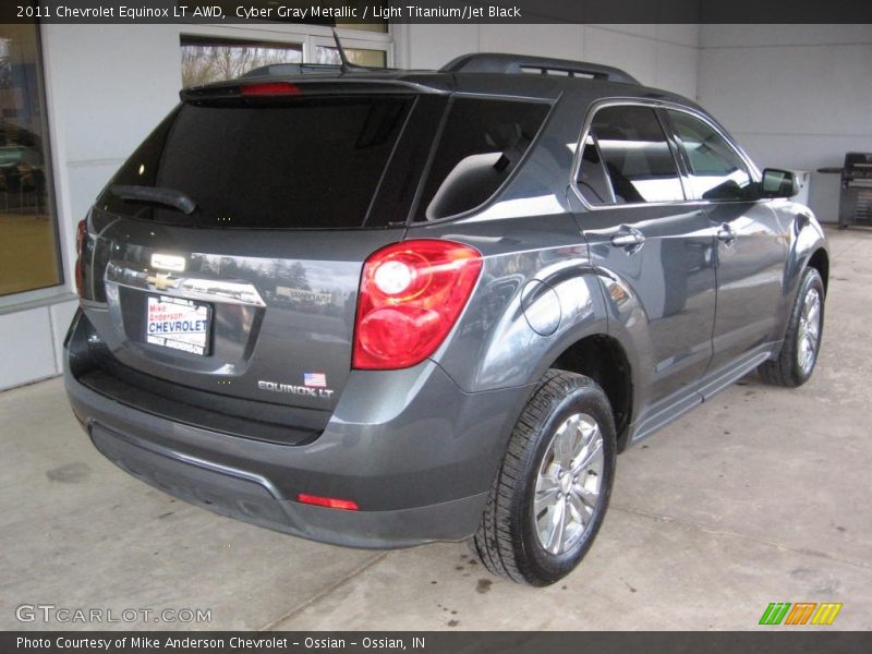 Cyber Gray Metallic / Light Titanium/Jet Black 2011 Chevrolet Equinox LT AWD