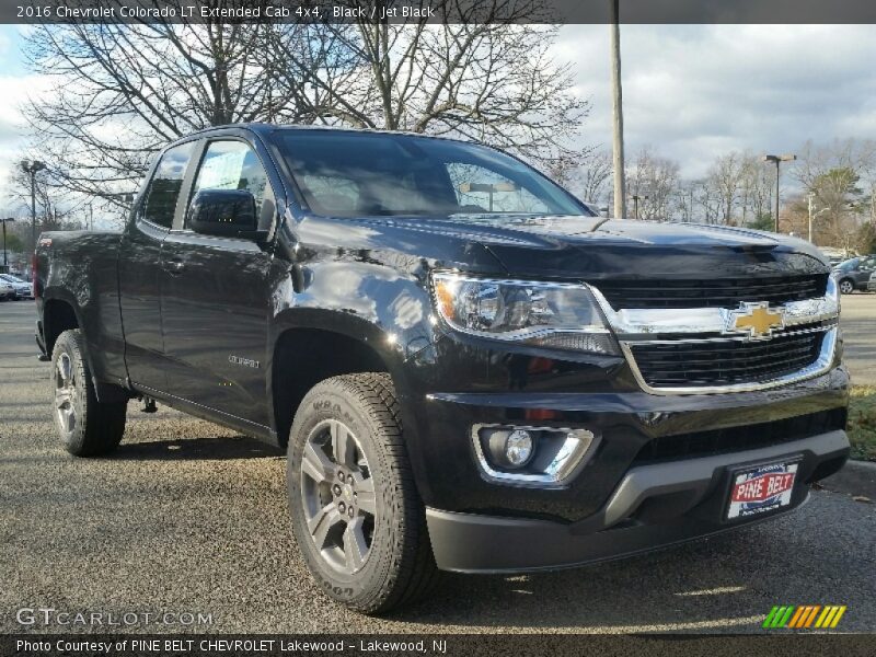 Black / Jet Black 2016 Chevrolet Colorado LT Extended Cab 4x4