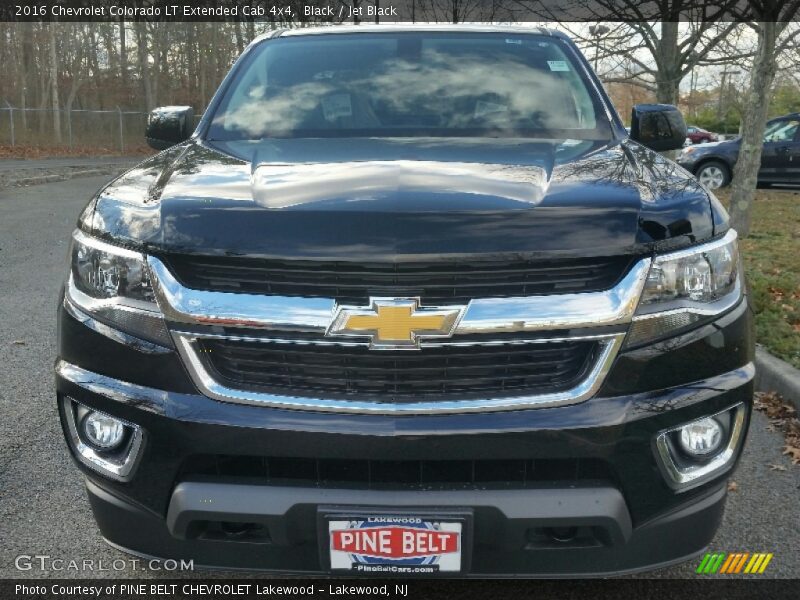 Black / Jet Black 2016 Chevrolet Colorado LT Extended Cab 4x4