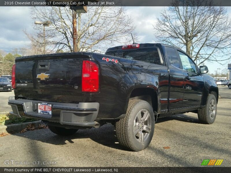 Black / Jet Black 2016 Chevrolet Colorado LT Extended Cab 4x4