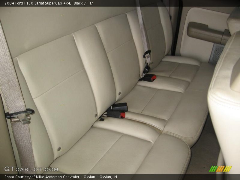 Black / Tan 2004 Ford F150 Lariat SuperCab 4x4