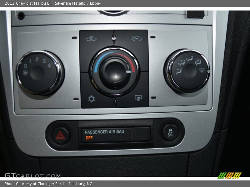Silver Ice Metallic / Ebony 2012 Chevrolet Malibu LT