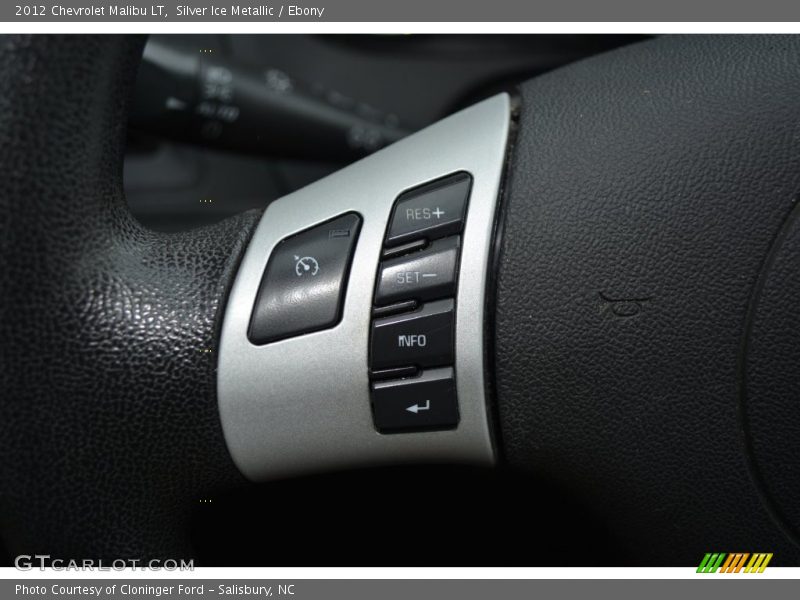 Silver Ice Metallic / Ebony 2012 Chevrolet Malibu LT